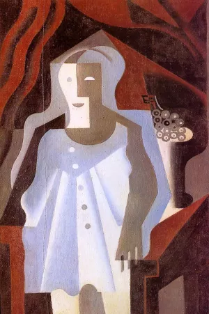 Clown by Juan Gris - Hand-Painted Oil Painting Reproduction
