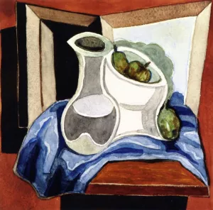 Compotier and Carafe by Juan Gris Oil Painting Reproduction