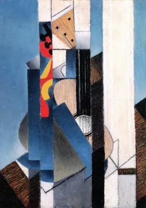 Guitar by Juan Gris - Hand-Painted Oil Painting Reproduction