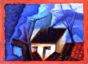 La Maisonnete by Juan Gris - Hand-Painted Oil Painting Reproduction