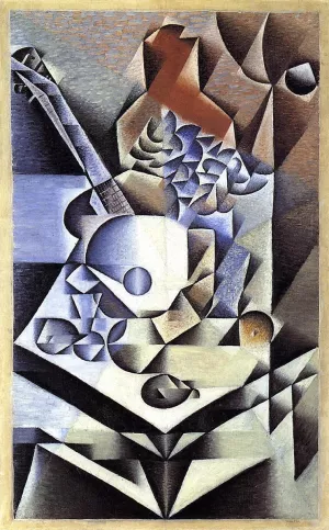 Still Life with Flowers by Juan Gris - Hand-Painted Oil Painting Reproduction