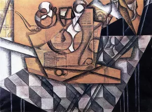 Tea Cups by Juan Gris - Hand-Painted Oil Painting Reproduction