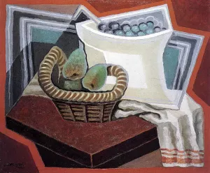 The Basket of Pears by Juan Gris - Hand-Painted Oil Painting Reproduction