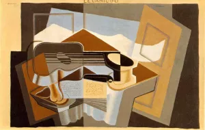 The Mountain Le Canigou by Juan Gris - Hand-Painted Oil Painting Reproduction