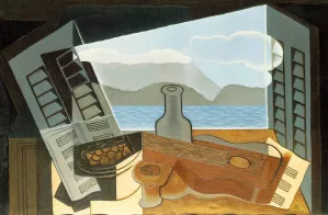 The Open Window by Juan Gris - Hand-Painted Oil Painting Reproduction