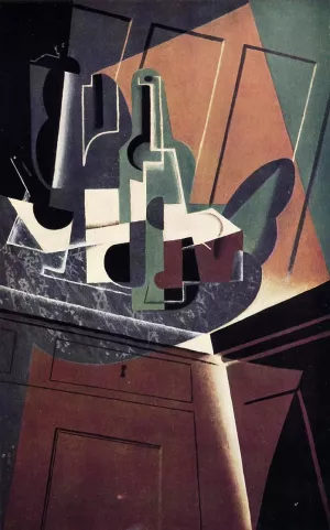 The Sideboard by Juan Gris - Hand-Painted Oil Painting Reproduction