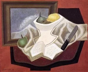 The Table in Front of the Picture by Juan Gris - Hand-Painted Oil Painting Reproduction
