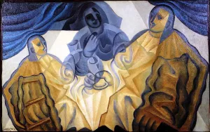 The Three Mask by Juan Gris - Hand-Painted Oil Painting Reproduction